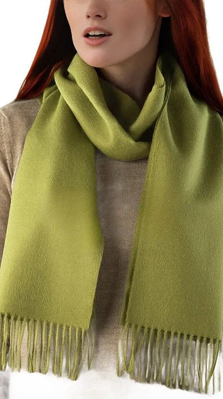 Solid Weave Brushed Scarf - Choice Alpaca Products-D6418-VR1117