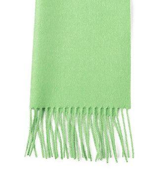 Solid Weave Brushed Scarf Scarves Spring Green 