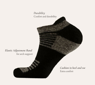 Sports Ankle Active Alpaca Socks - Choice Alpaca Products-S-N20420-comb1