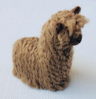 Suri Alpacadorable Hand Made Baby Alpaca Ornaments - Choice Alpaca Products-AK_suri-black