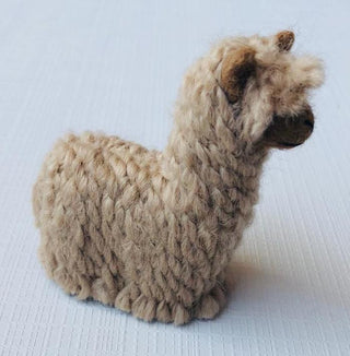 Suri Alpacadorable Hand Made Baby Alpaca Ornaments - Choice Alpaca Products-AK_suri-black
