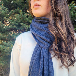 SuriFleckScarf-royalpurple-Suri Fleck Alpaca Scarf