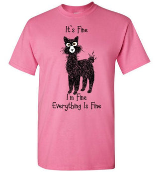 t-shirt: Alpaca I'm Fine Short-Sleeve - Choice Alpaca Products-TS.102489178