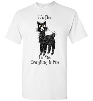 t-shirt: Alpaca I'm Fine Short-Sleeve - Choice Alpaca Products-TS.102489188