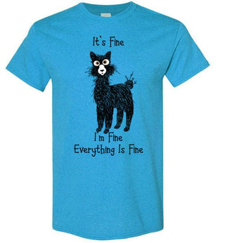 t-shirt: Alpaca I'm Fine Short-Sleeve - Choice Alpaca Products-TS.102489230