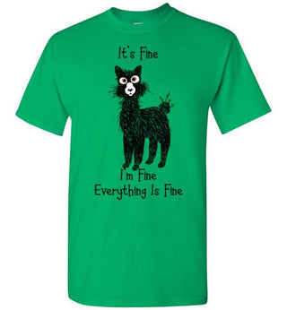 t-shirt: Alpaca I'm Fine Short-Sleeve - Choice Alpaca Products-TS.102489236