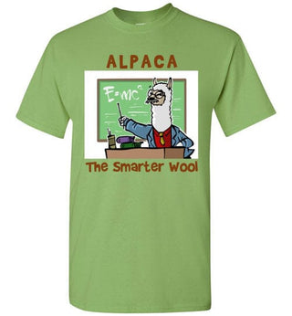 t-shirt: Alpaca The Smarter Wool Gildan Short-Sleeve Kiwi S 