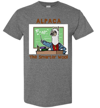 t-shirt: Alpaca The Smarter Wool Gildan Short-Sleeve - Choice Alpaca Products-TS.103593414
