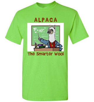 t-shirt: Alpaca The Smarter Wool Gildan Short-Sleeve - Choice Alpaca Products-TS.103593442