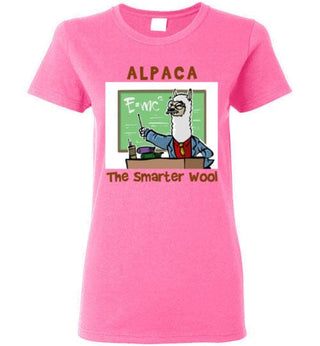 t-shirt: Alpaca The Smarter Wool Ladies Short-Sleeve - Choice Alpaca Products-TS.103593469