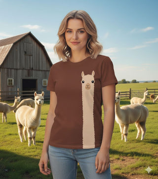 t-shirt: Alpaca Watching - Choice Alpaca Products-alpwatch-y-xsm