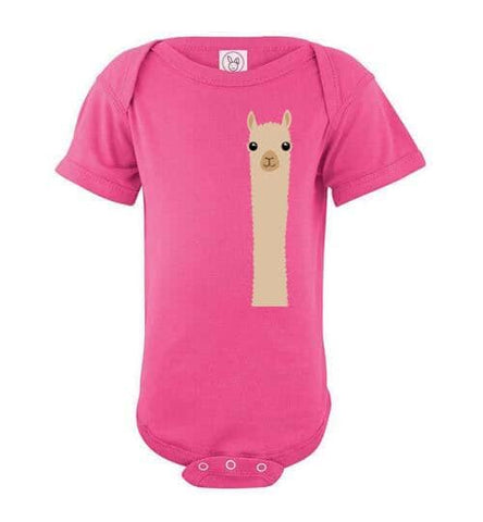 t-shirt: Alpaca Watching Custom Order - Infant Bodysuit - Purely Alpaca