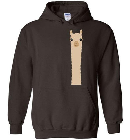 t-shirt: Alpaca Watching Gildan Hoodie - Purely Alpaca
