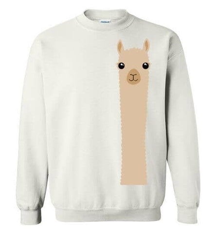 t-shirt: Alpaca Watching Gildan Sweatshirt - Purely Alpaca