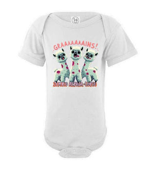 TS.104553658-t-shirt: Halloween GRAINS Zombie Alpaca-lypse Gildan Onesie