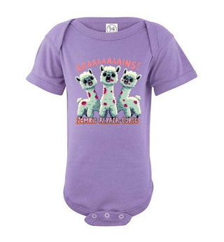 TS.104553663-t-shirt: Halloween GRAINS Zombie Alpaca-lypse Gildan Onesie