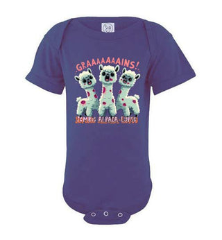 TS.104553668-t-shirt: Halloween GRAINS Zombie Alpaca-lypse Gildan Onesie
