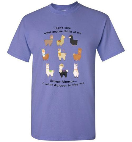 t-shirt: I Want Alpacas to Like Me Gildan Short-Sleve