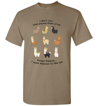 TS.101354909-t-shirt: I Want Alpacas to Like Me Gildan Short-Sleve