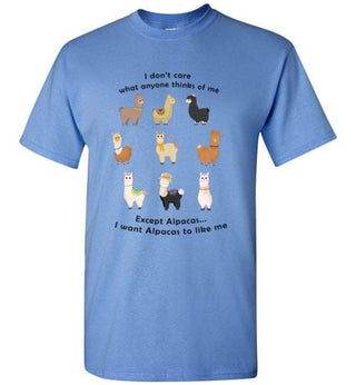 TS.101354915-t-shirt: I Want Alpacas to Like Me Gildan Short-Sleve