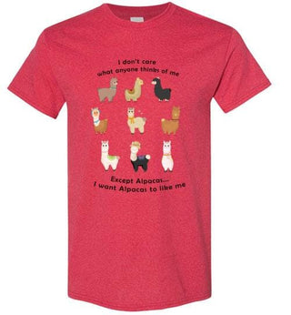 TS.101354925-t-shirt: I Want Alpacas to Like Me Gildan Short-Sleve