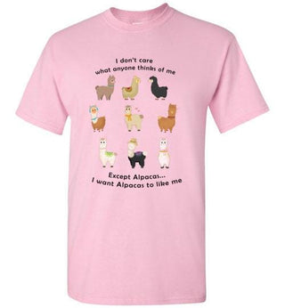 TS.101354931-t-shirt: I Want Alpacas to Like Me Gildan Short-Sleve