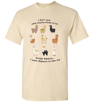 TS.101354941-t-shirt: I Want Alpacas to Like Me Gildan Short-Sleve