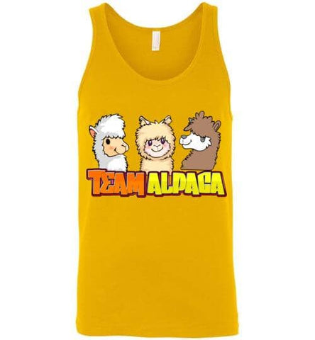 t-shirt: Team Alpaca Canvas Unisex Tank - Purely Alpaca
