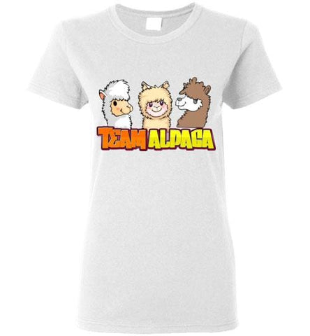t-shirt: Team Alpaca Gildan Ladies Short-Sleve - Purely Alpaca