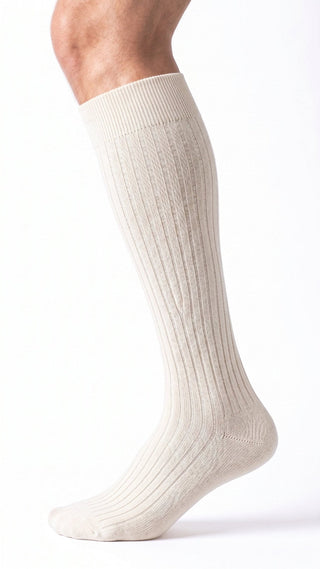 Tall Rib Knit Knee-Hi Alpaca Socks - Choice Alpaca Products-YLLA-md-KKCL
