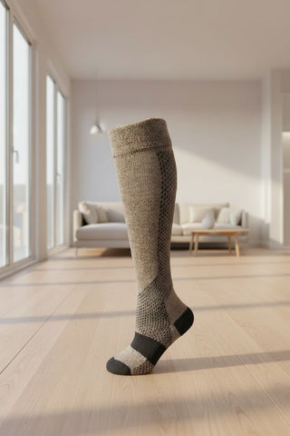 USA Made Alpaca Compression Socks - Choice Alpaca Products-CAP_comp-WD-S
