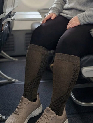 USA Made Alpaca Compression Socks - Choice Alpaca Products-CAP_comp-WD-S