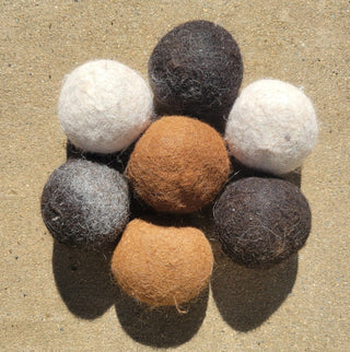 Wet Felted USA Alpaca Dryer Balls - Choice Alpaca Products-USAdryerballs_bulk50