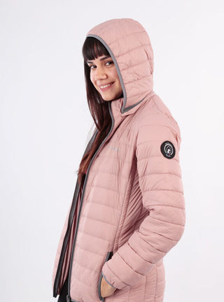 Women's Alpafill Puffer Alpaca Jacket - Choice Alpaca Products-WOMALPMAUHPUPRKXS