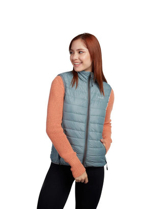 Women's Alpafill Puffer Alpaca Vest Jacket XS Lead 