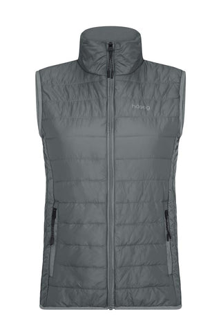 Women's Alpafill Puffer Alpaca Vest - Choice Alpaca Products-WOMALPGRYPUFVSTXS