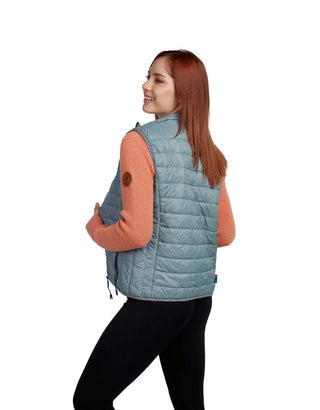 Women's Alpafill Puffer Alpaca Vest - Choice Alpaca Products-WOMALPLEAPUFVSTXS